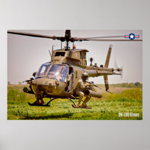 AFFICHE OH-58D KIOWA
