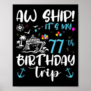 Affiche Oh Bateau ! C'est ma croisière d'anniversaire 77 7
