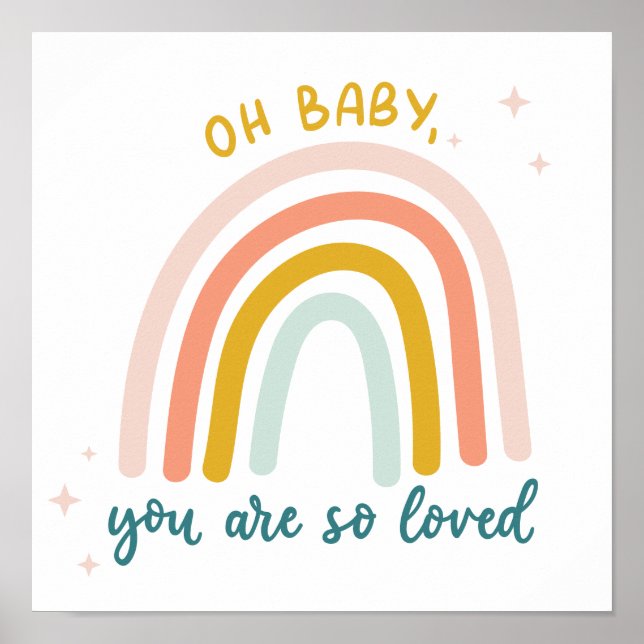 Affiche Oh Bébé Tu Es Si Aimé (Devant)