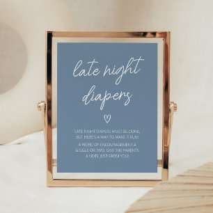 Affiche Oh Boy Boho Minimaliste Late Night Diapés