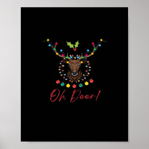 Affiche Oh Cerf Esthétique Moderne