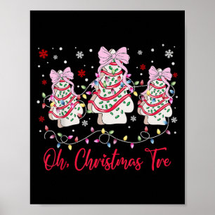 Affiche Oh Christmas Tree Cakes Debbie Becky Jen Snack Cak