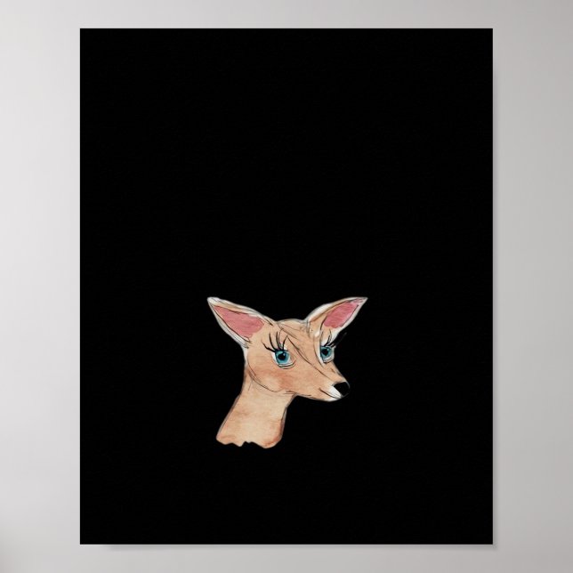 Affiche Oh Deer Clean Modern   (Devant)