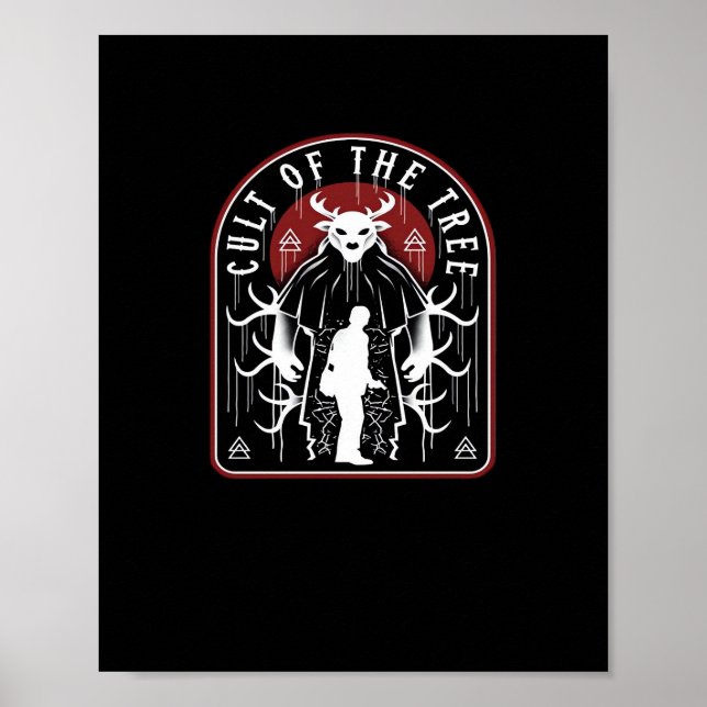 Affiche Oh Deer Cult Of The Tree Artistic Style  (Devant)