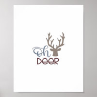 Oh Deer Design Rétro Classique