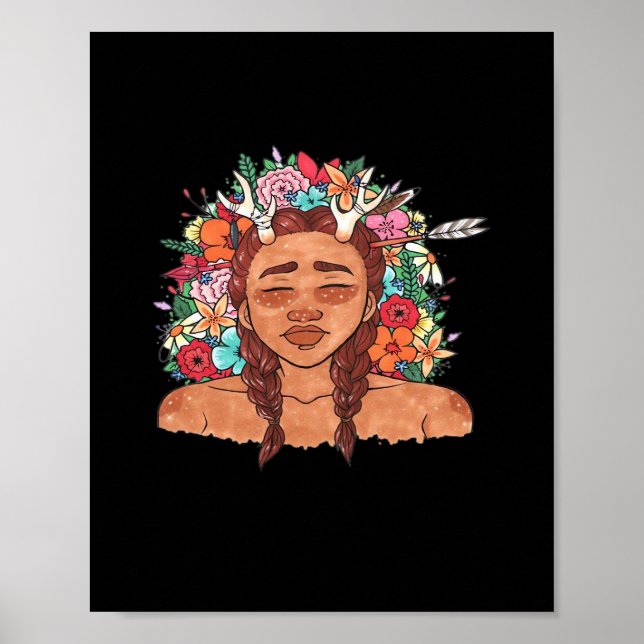 Affiche Oh Deer Modern Aesthetic  (Devant)