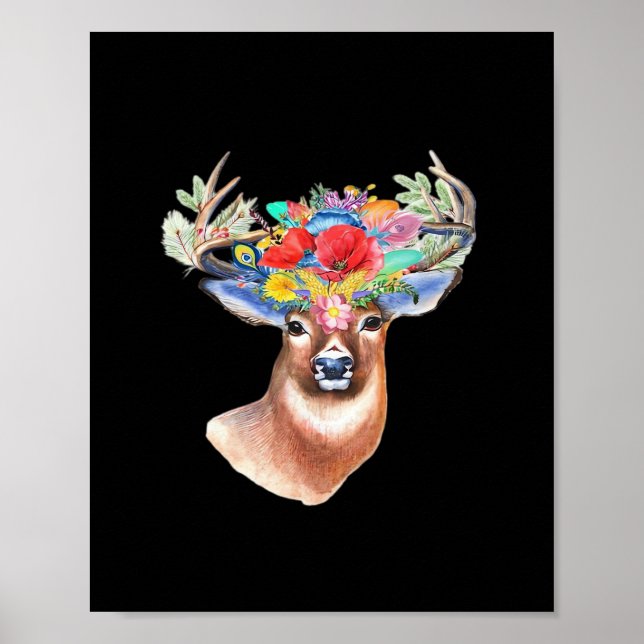 Affiche Oh Deer Modern Artistic Style  (Devant)