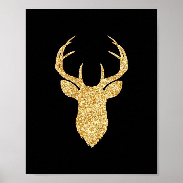 Affiche Oh Deer What A Year Funny Christmas Holiday  (Devant)