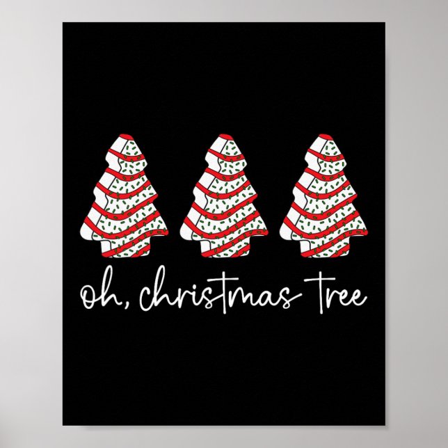 Affiche Oh gâteaux de sapin de Noël Debbie Becky Jen Amour (Devant)