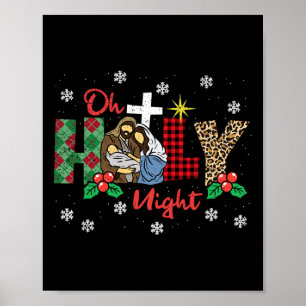 Affiche Oh la nuit sainte Pyjama Noël Noël Noël Noël Noël 