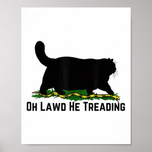 Affiche Oh Lawd He Treading Vote Harris Waltz 2024 Kamala