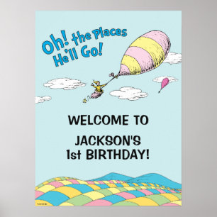 Affiche Oh, les endroits où il ira ! - Garçon pour son pre