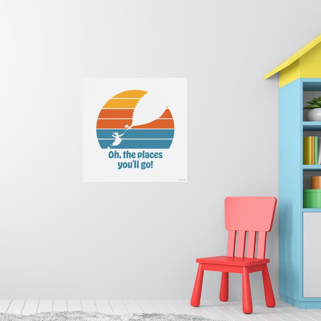 Affiche Oh, Les Endroits Où Tu Vas Aller ! Sunset rétro (Pépinière 1)