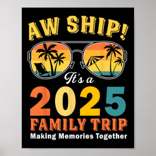 Affiche Oh mince c'est un voyage en famille 2025 T-Shirt F
