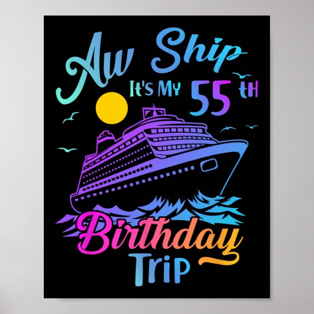 Affiche Oh mon bateau c'est mon voyage de croisière pour m (Devant)