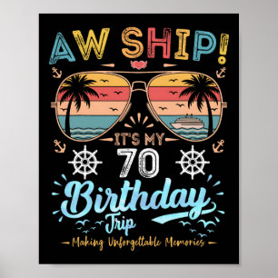 Affiche Oh mon bateau ! C'est mon voyage pour mes 70 ans