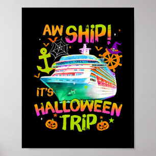 Affiche Oh mon bateau ! C'est un voyage d'Halloween Croisi