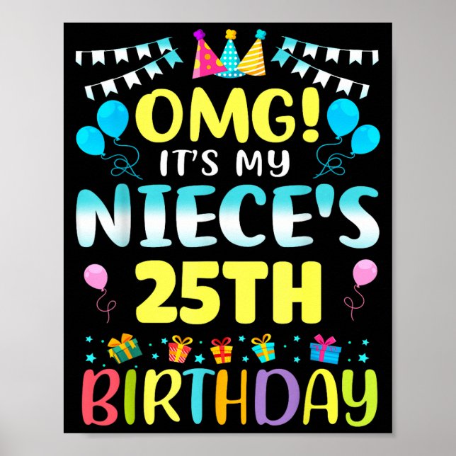 Affiche Oh mon dieu, c'est l'anniversaire de ma nièce, 25  (Devant)
