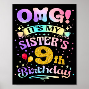 Affiche Oh mon dieu, c'est l'anniversaire de ma sœur, 9 an