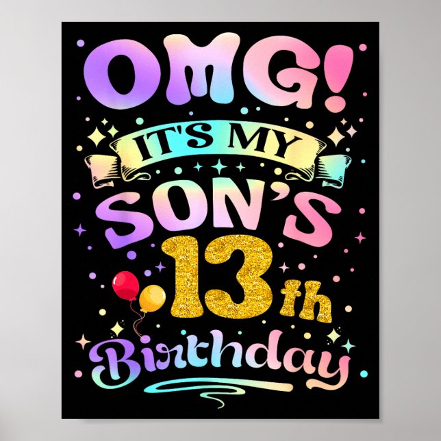 Affiche Oh mon dieu, c'est l'anniversaire de mon fils, 13  (Devant)