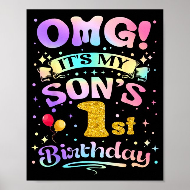Affiche Oh mon dieu, c'est l'anniversaire de mon fils, joy (Devant)