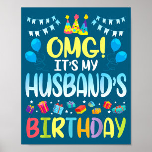 Affiche Oh mon dieu, c'est l'anniversaire de mon mari, heu