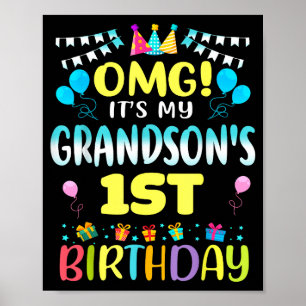 Affiche Oh mon dieu, c'est l'anniversaire de mon petit-fil