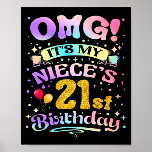 Affiche Oh mon dieu, c'est l'anniversaire des 21 ans de ma