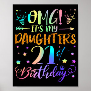 Affiche Oh mon dieu, c'est les 21 ans de ma fille Douce 21