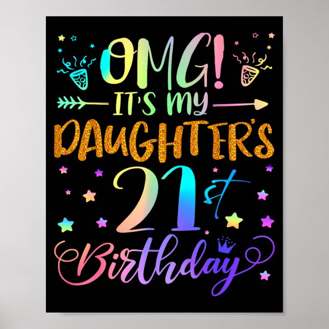Affiche Oh mon dieu, c'est les 21 ans de ma fille Douce 21 (Devant)