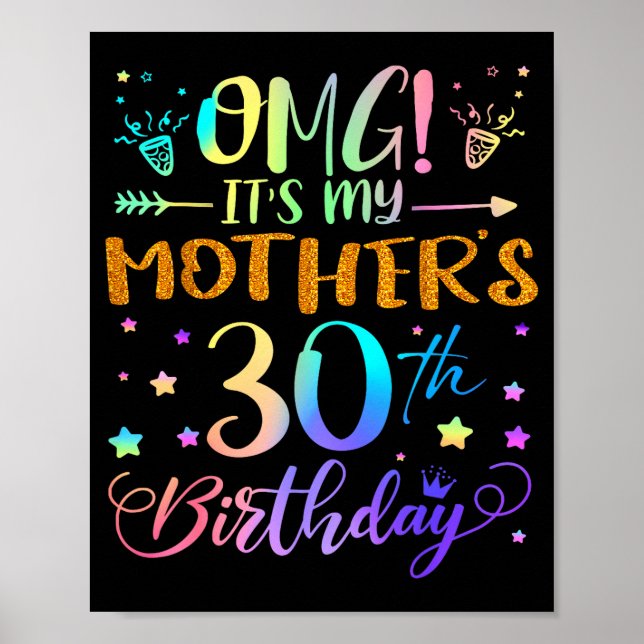 Affiche Oh mon dieu, c'est les 30 ans de ma mère Douce 30  (Devant)