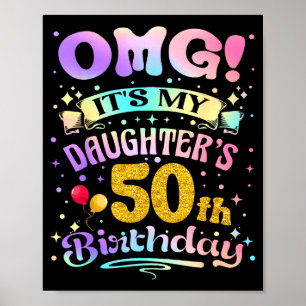 Affiche Oh mon dieu, c'est les 50 ans de ma fille Joyeux 5