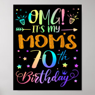 Affiche Oh mon dieu, c'est les 70 ans de ma maman Douce 70