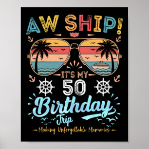 Affiche Oh mon dieu ! C'est mon voyage de croisière d'anni