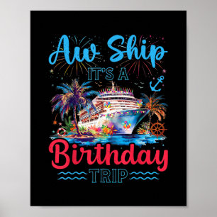 Affiche Oh mon dieu c'est un voyage d'anniversaire Croisiè