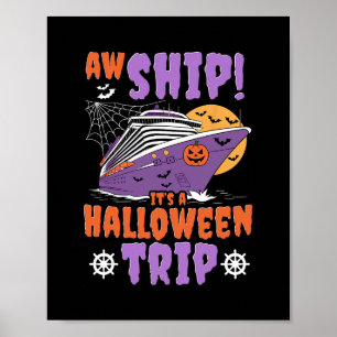 Affiche Oh mon dieu, c'est un voyage d'Halloween Croisière