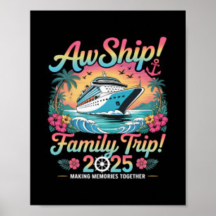 Affiche Oh mon dieu, c'est un voyage en famille 2025 T-shi
