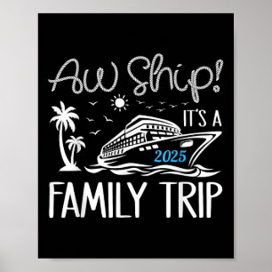 Affiche Oh mon dieu c'est un voyage en famille Croisière c