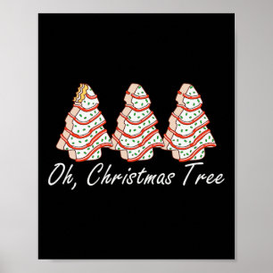 Affiche Oh Noël Arbre de Noël Gâteaux de Noël Pajamas de F