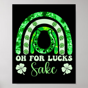 Affiche Oh Pour De La Chance St Patricks Day Hommes Femmes