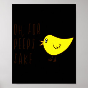 Affiche Oh Pour L'amour D'un Mignon Et Adorable Poussin De