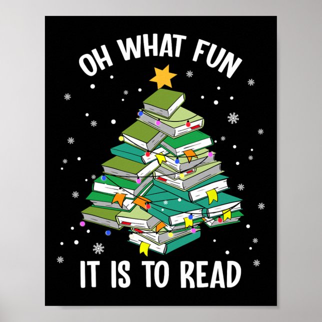 Affiche Oh Quel Amusement C'Est De Lire L'Arbre De Noël L' (Devant)