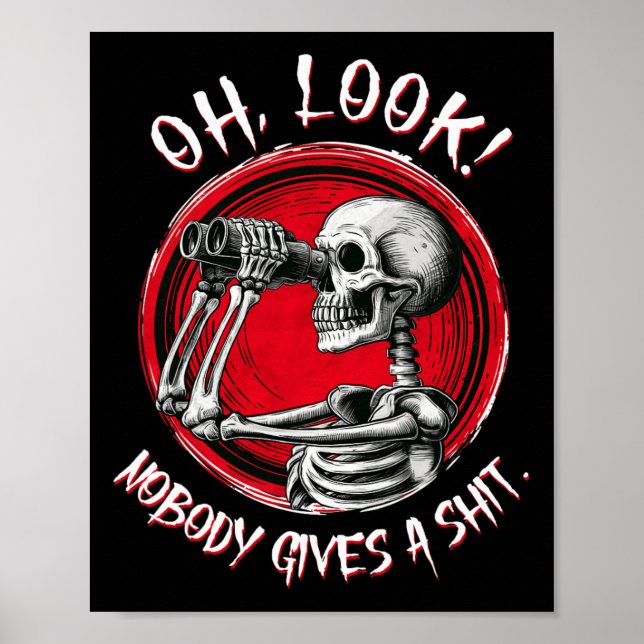 Affiche Oh Regarde Personne Ne Donne Un Costume D'Hallowee (Devant)