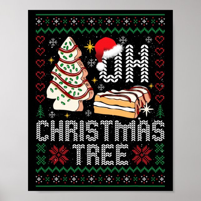 Affiche Oh sapin de Noël Gâteaux Debbie Becky Jen Gâteau l (Devant)