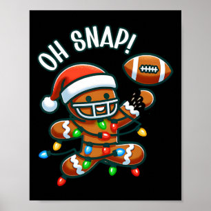 Affiche Oh Snap Biscuit de Noël Piedll