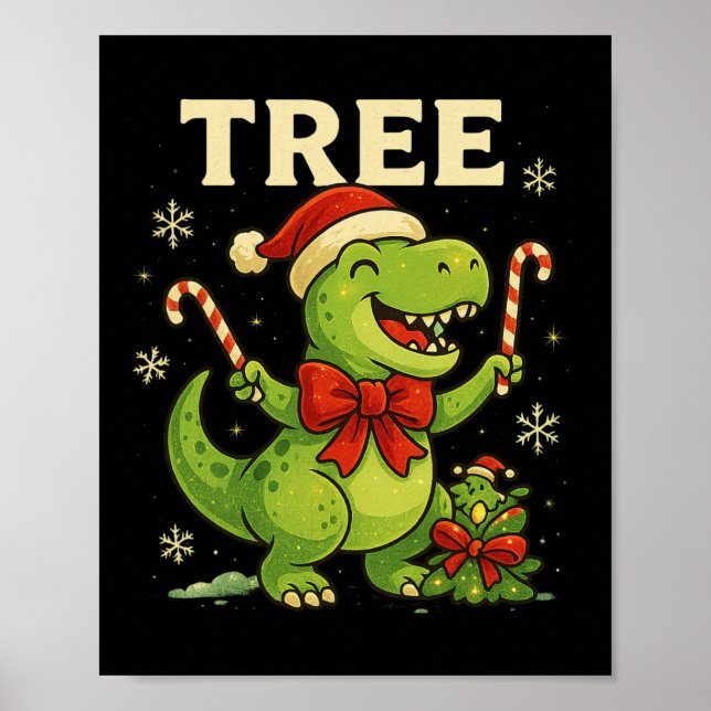 Affiche Oh Snap Funny Ginglerie Noël Enfants Design (Devant)