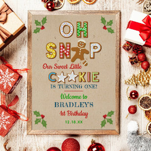 Affiche Oh, Snap ! Gingerbread Cookie N'importe quel âge A