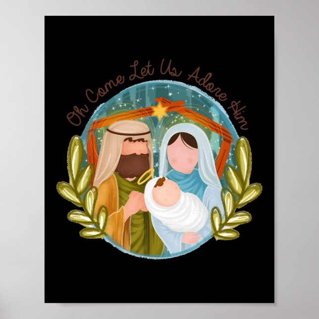 Affiche Oh Viens, Adorons-Le Ba (Devant)