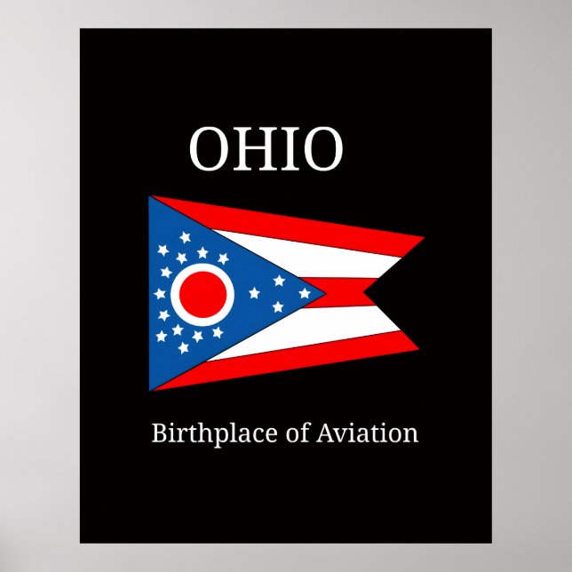 Affiche Ohio : Berceau de l'Aviation (Devant)