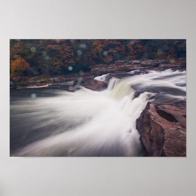 Affiche Ohiopyle Falls, Pennsylvanie (Devant)
